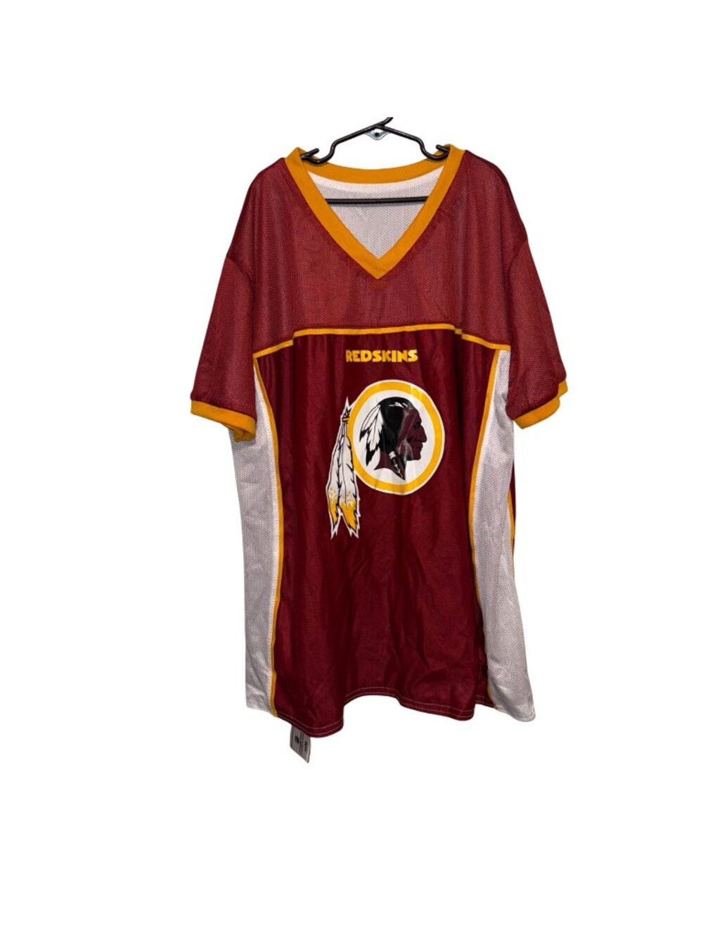 Washington Redskins NFL Reversible Jersey Red & White V-Neck Adult Medium